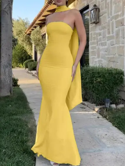 Elegant Fishtail Gown