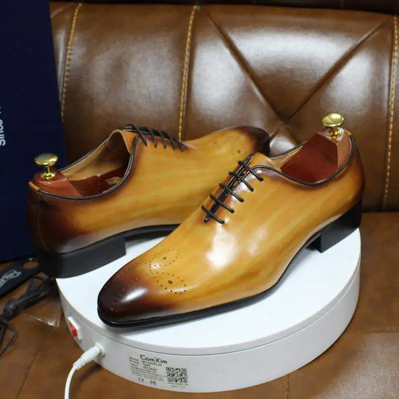 Men's Classic Leather Oxford Shoes