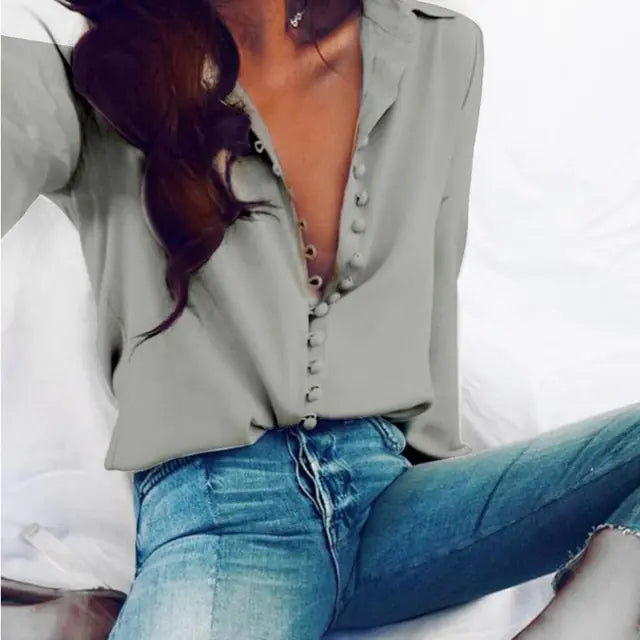 Spring Chic Casual Blouse for Women