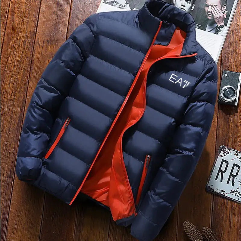 Chic Winter Cotton Jacket for Men