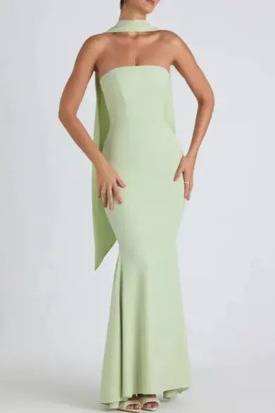 Elegant Fishtail Gown