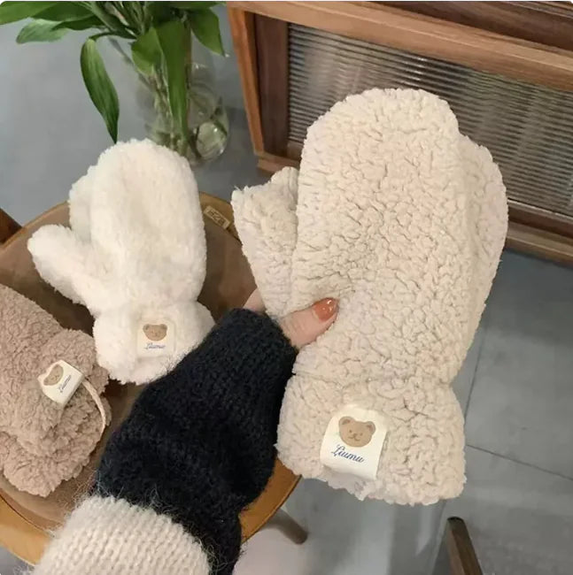 Chic Winter Cashmere Mittens
