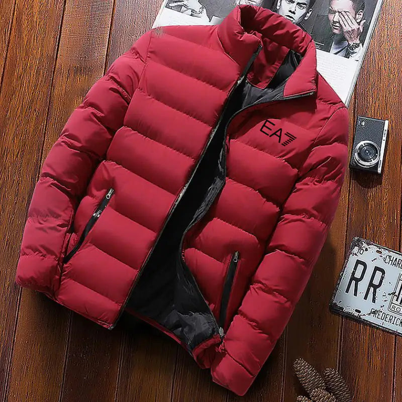 Chic Winter Cotton Jacket for Men