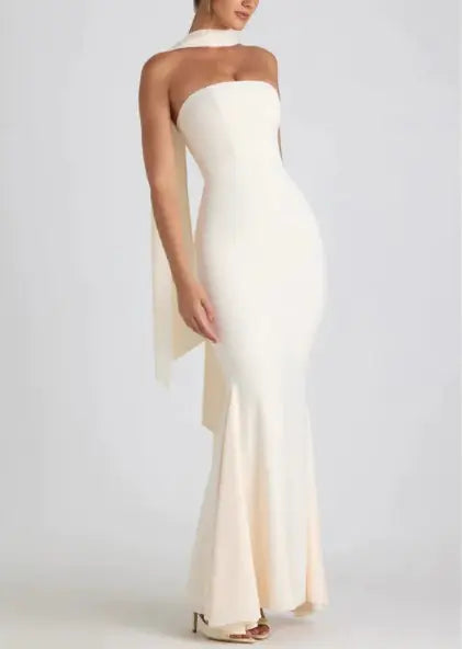 Elegant Fishtail Gown