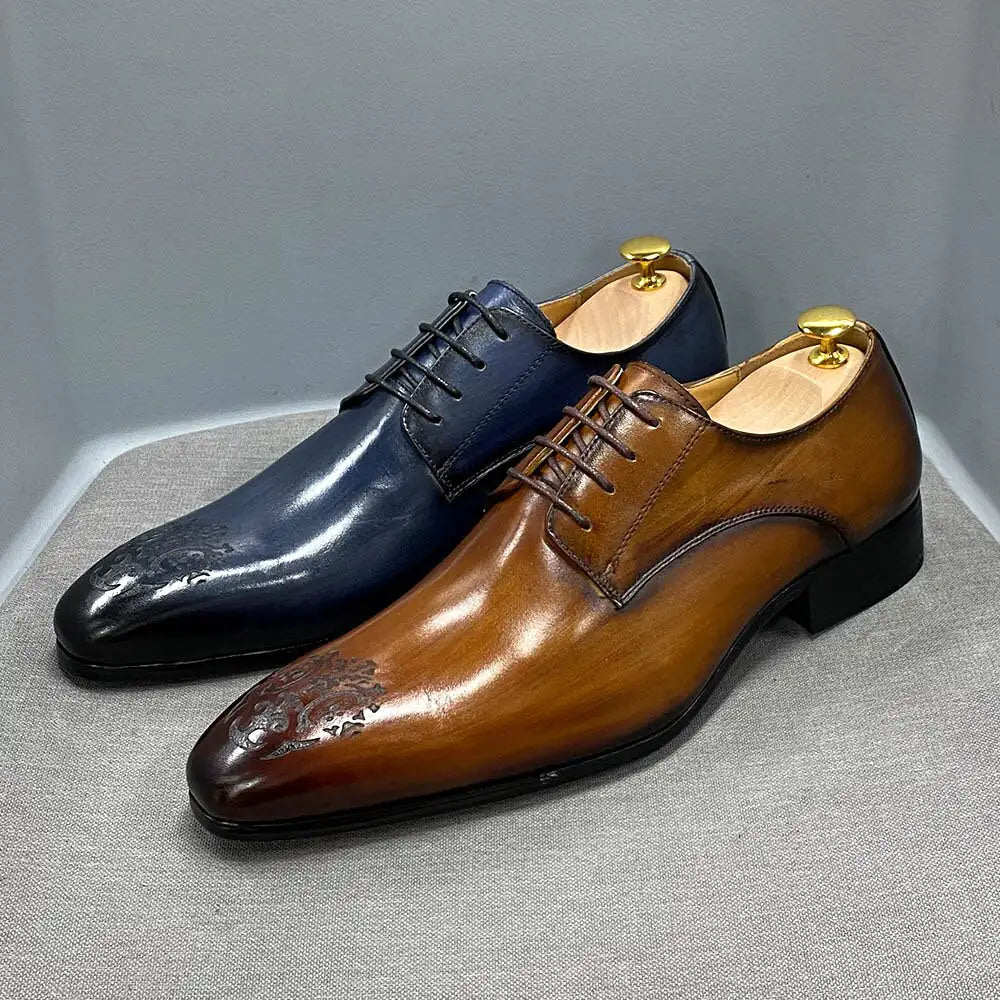 Men's Classic Leather Oxford Shoes