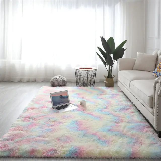 Machine Washable Fluffy Carpet