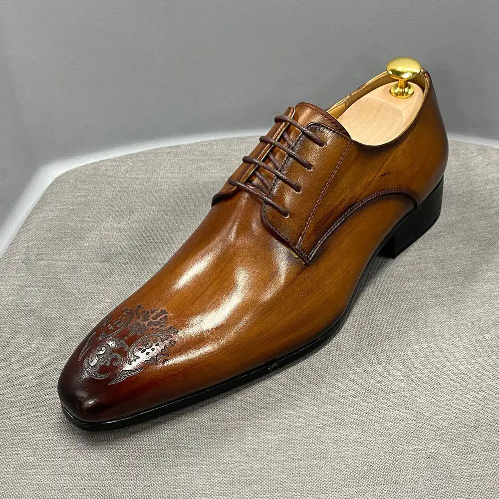 Men's Classic Leather Oxford Shoes