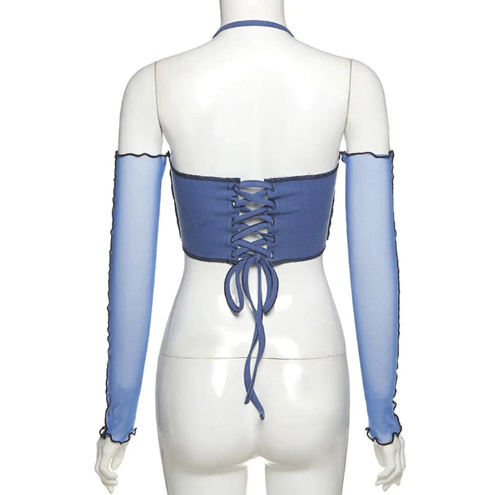 Top Long Sleeve Cropped Shirts