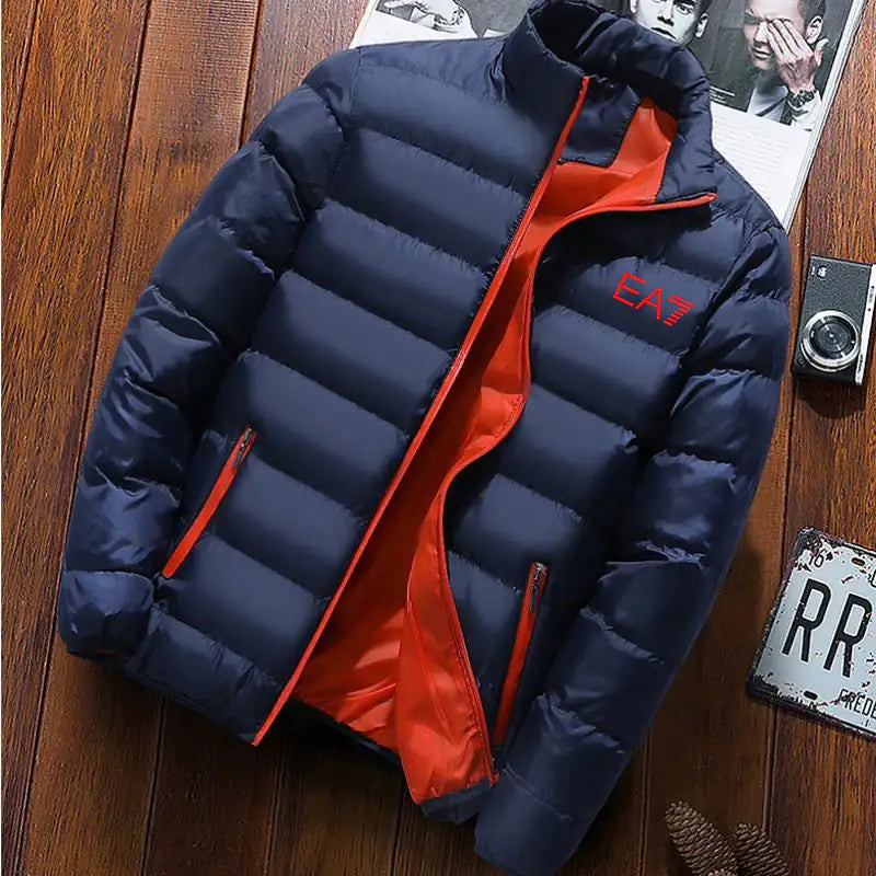 Chic Winter Cotton Jacket for Men