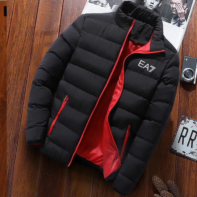 Chic Winter Cotton Jacket for Men