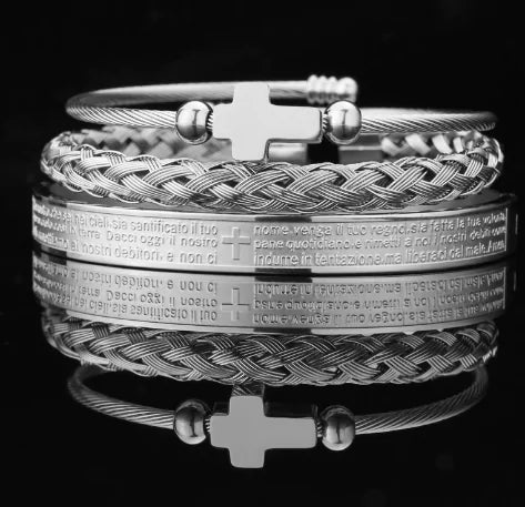 Cross Bracelet Set