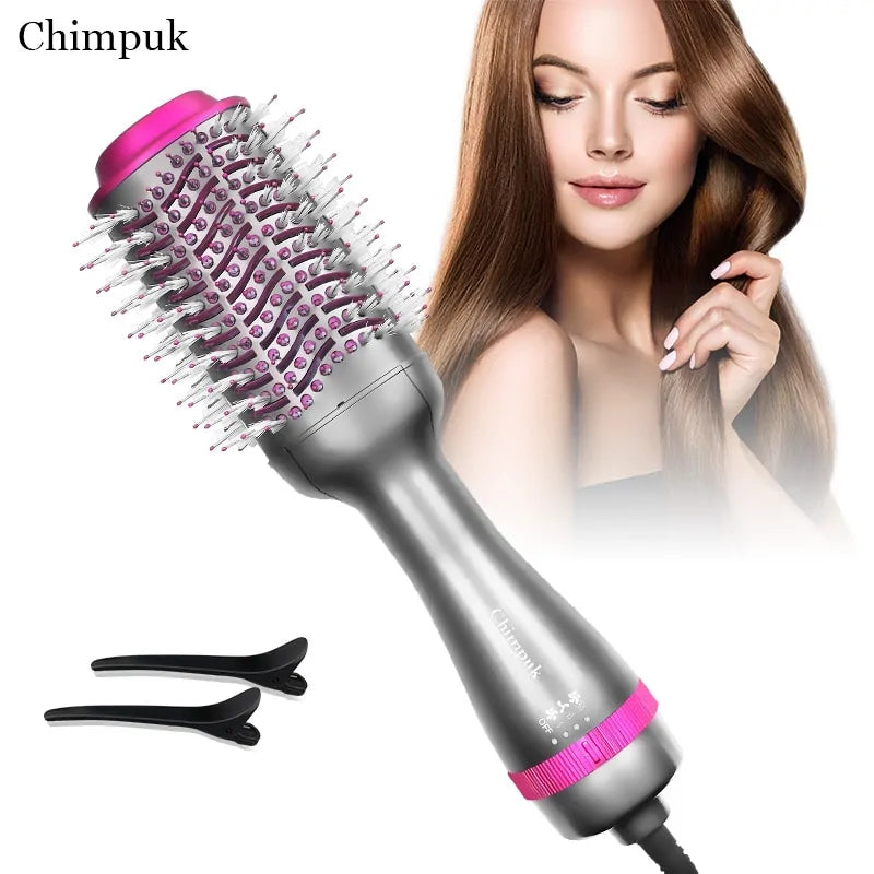 2-in-1 Hair Dryer Hot Air Brush: