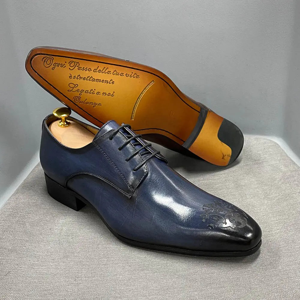 Men's Classic Leather Oxford Shoes