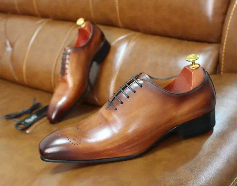 Men's Classic Leather Oxford Shoes