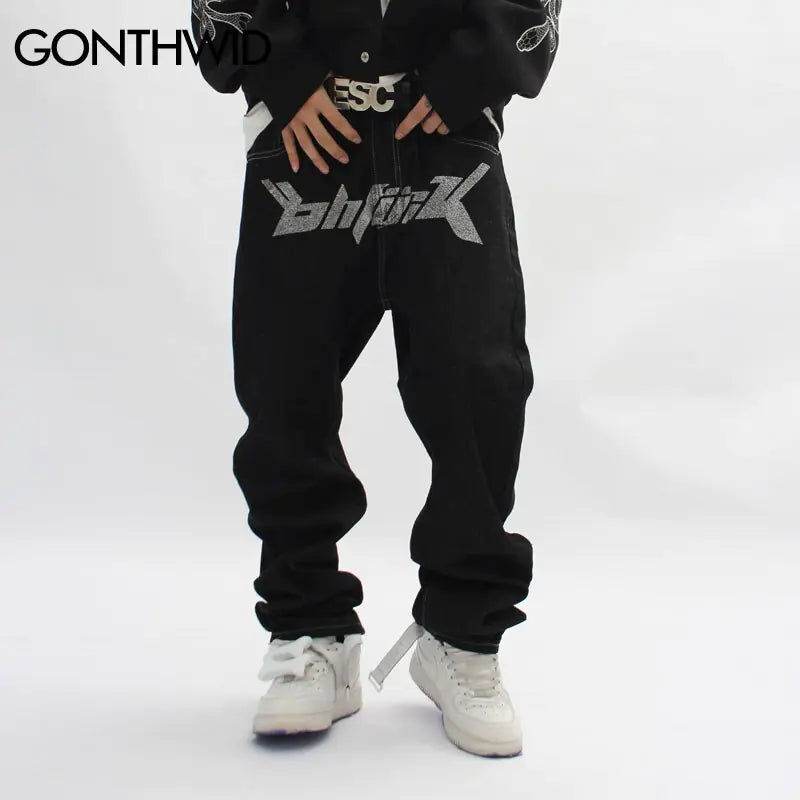 Men's Casual Black Jeans